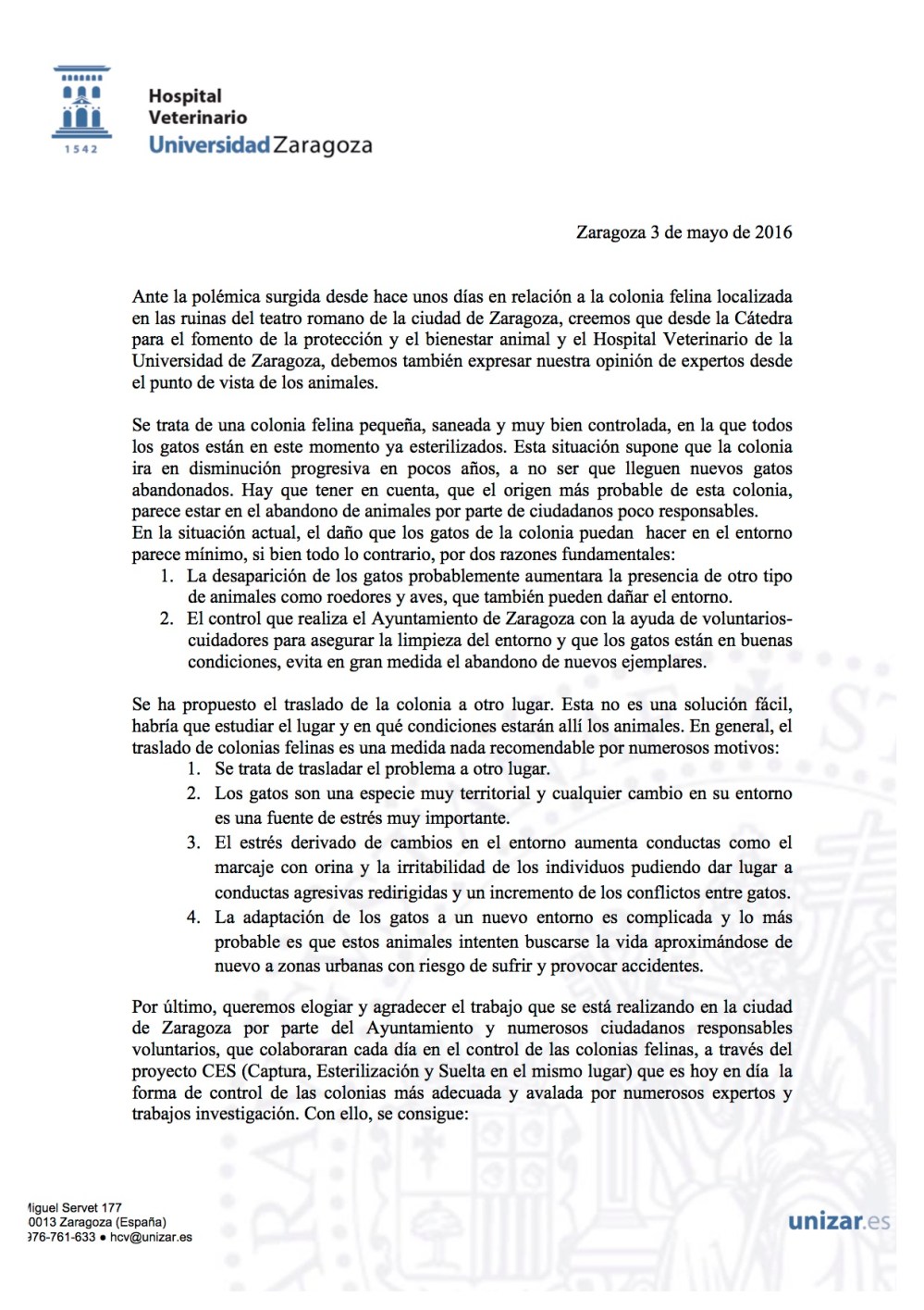 Nota de prensa Facultad Cátedra- traslado colonia teatro  (1)