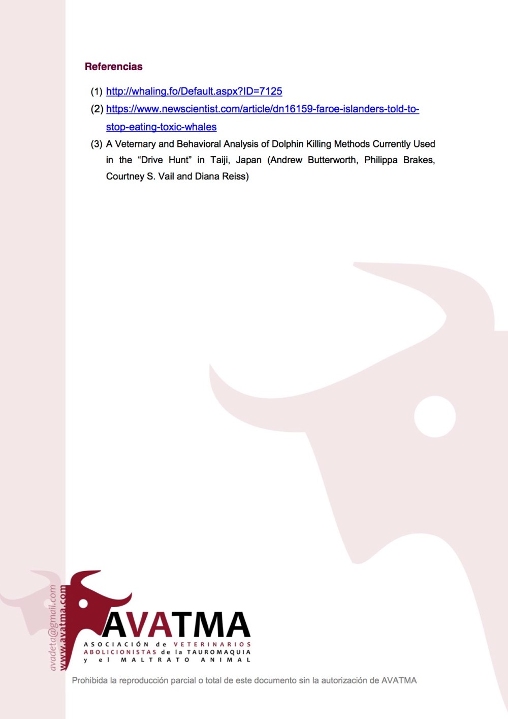 Informe AVATMA delfines Feroe7